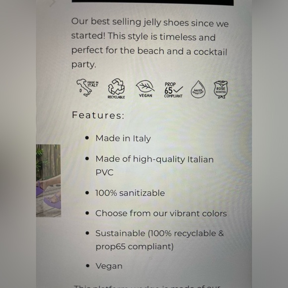 NWOT- Carmen Sol - Tonino Wedge in white, size 8 - Picture 10 of 15